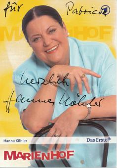 Hanna Köhler   Marienhof  TV Serien Autogrammkarte original signiert 