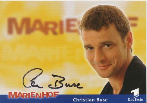 Christian Buse  Marienhof  TV Serien Autogrammkarte original signiert 
