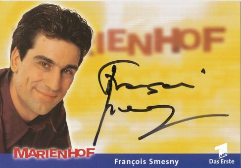 Francois Smesny  Marienhof  TV Serien Autogrammkarte original signiert 