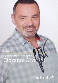 Giovanni Arvaneh  Marienhof  TV Serien Autogrammkarte original signiert 