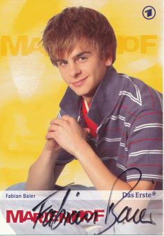 Fabian Baier  Marienhof  TV Serien Autogrammkarte original signiert 