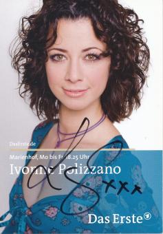 Ivonne Polizzano  Marienhof  TV Serien Autogrammkarte original signiert 
