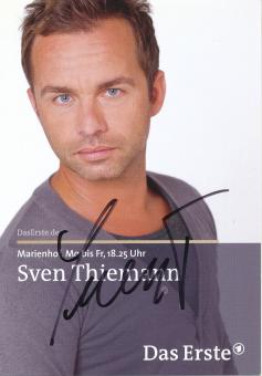 Sven Thiemann  Marienhof  TV Serien Autogrammkarte original signiert 