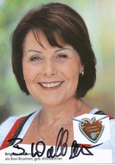 Brigitte Walbrun   Dahoam is Dahoam  TV Serien Autogrammkarte original signiert 