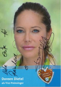Doreen Dietel   Dahoam is Dahoam  TV Serien Autogrammkarte original signiert 