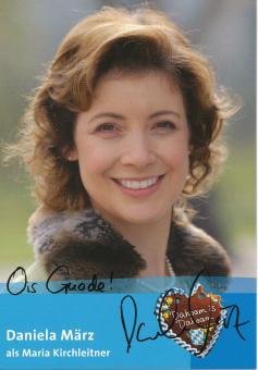 Daniela März  Dahoam is Dahoam  TV Serien Autogrammkarte original signiert 