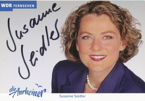 Susanne Seidler  Die Anrheiner  TV Serien Autogrammkarte original signiert 