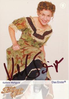 Kathrin Waligura  Sophie Braut wider Willen  TV Serien Autogrammkarte original signiert 