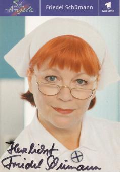Friedel Schümann  St.Angela  TV Serien Autogrammkarte original signiert 