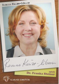 Ramona Kunze Libnow  Schloss Einstein KIKA  TV Serien Autogrammkarte original signiert 