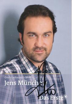 Jens Münchow   Großstadtrevier  TV Serien Autogrammkarte original signiert 