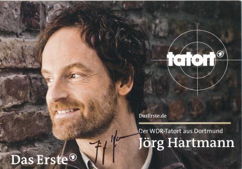 Jörg Hartmann  Tatort  TV Serien Autogrammkarte original signiert 