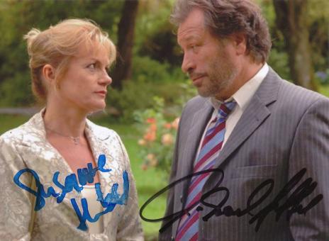Michael Zittel & Susanne Huber   Sturm der Liebe  TV Serien Autogramm Foto original signiert 