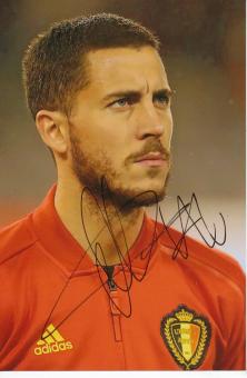 Eden Hazard  Belgien Fußball Autogramm Foto original signiert 