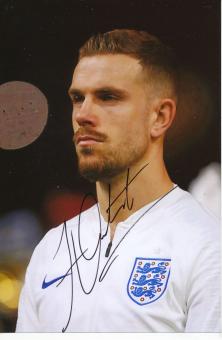 Jordan Hendersson  England Fußball Autogramm Foto original signiert 