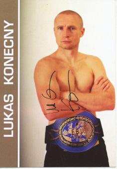 Lukas Konecny   Boxen Autogrammkarte original signiert 
