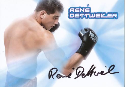 Rene Dettweiler  Boxen Autogrammkarte original signiert 