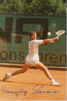Hansjörg Schwaier   Tennis Autogramm Foto original signiert 