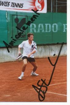 Alexandre Strambini  Schweiz   Tennis Autogramm Foto original signiert 