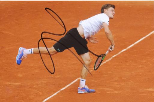 David Goffin  Belgien  Tennis Autogramm Foto original signiert 