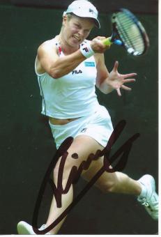 Kim Clijsters  Belgien  Tennis Autogramm Foto original signiert 