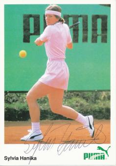 Sylvia Hanika  Tennis  Autogrammkarte original signiert 