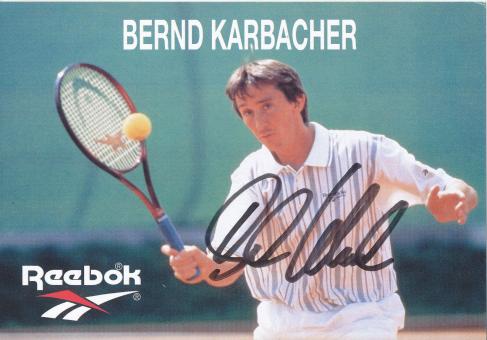Bernd Karbacher  Tennis  Autogrammkarte original signiert 