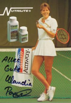 Claudia Porwik  Tennis  Autogrammkarte original signiert 