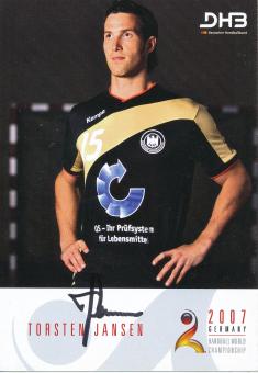 Torsten Jansen  DHB Handball Autogrammkarte original signiert 
