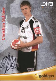 Christian Schöne  DHB Handball Autogrammkarte original signiert 