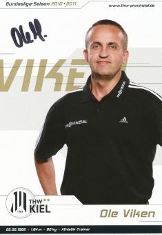 Ole Viken  2010/11  THW Kiel Handball Autogrammkarte original signiert 