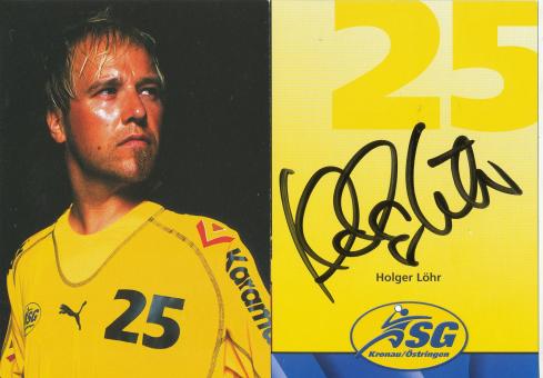 Holger Löhr   Rhein Neckar Löwen Handball Autogrammkarte original signiert 