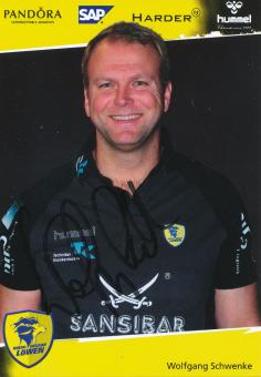Wolfgang Schwenke  Rhein Neckar Löwen Handball Autogrammkarte original signiert 