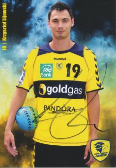 Krzysztof Lijewski  Rhein Neckar Löwen Handball Autogrammkarte original signiert 