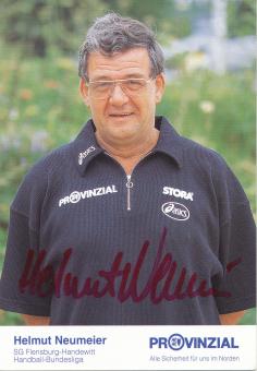 Helmut Neumeier  SG Flensburg Handewitt Handball Autogrammkarte original signiert 