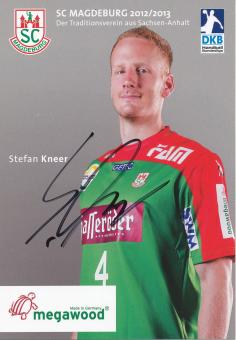 Stefan Kneer  2012/13  SC Magdeburg Handball Autogrammkarte original signiert 