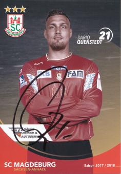 Dari Quenstedt  2017/18  SC Magdeburg Handball Autogrammkarte original signiert 