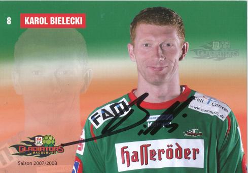 Karol Bielecki  2007/08  SC Magdeburg Handball Autogrammkarte original signiert 