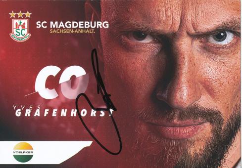 Yves Grafenhorst  2018/19  SC Magdeburg Handball Autogrammkarte original signiert 