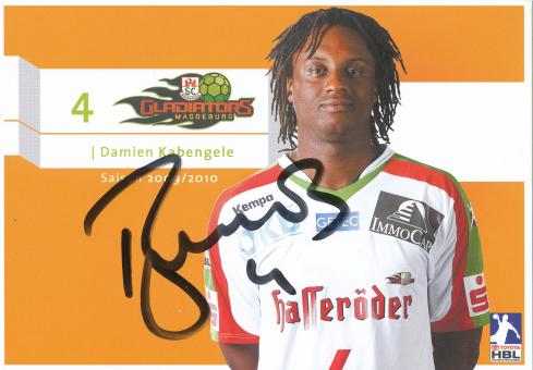 Damien Kabengele  2009/10  SC Magdeburg Handball Autogrammkarte original signiert 