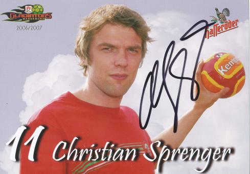 Christian Sprenger  2006/07  SC Magdeburg Handball Autogrammkarte original signiert 