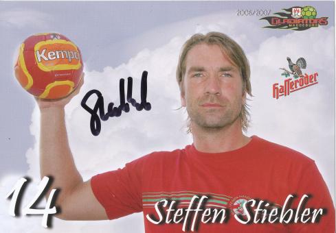 Steffen Stiebler  2006/07  SC Magdeburg Handball Autogrammkarte original signiert 