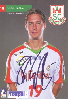 Steffen Coßbau  2010/11  SC Magdeburg Handball Autogrammkarte original signiert 