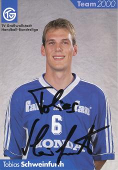 Tobias Schweinfurth   TV Großwallstadt  Handball Autogrammkarte original signiert 