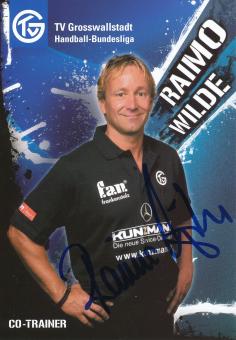 Raimo Wilde  TV Großwallstadt  Handball Autogrammkarte original signiert 