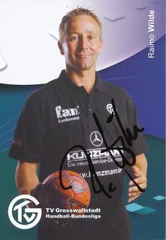 Raimo Wilde  TV Großwallstadt  Handball Autogrammkarte original signiert 