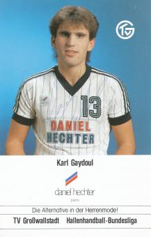 Karl Gaydoul   TV Großwallstadt  Handball Autogrammkarte original signiert 