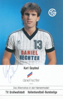Karl Gaydoul   TV Großwallstadt  Handball Autogrammkarte original signiert 