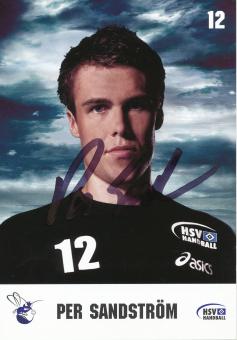Per Sandström  Hamburger SV  Handball Autogrammkarte original signiert 