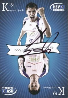 Krzysztof Lijewski   Hamburger SV  Handball Autogrammkarte original signiert 